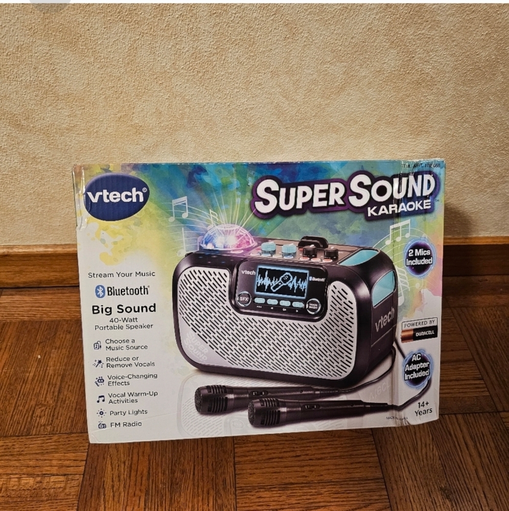KARAOKE MACHINE VTECH SUPERSOUND SYSTEM PORTABLE DEVICE HOME ADUL… - Picture 5 of 8